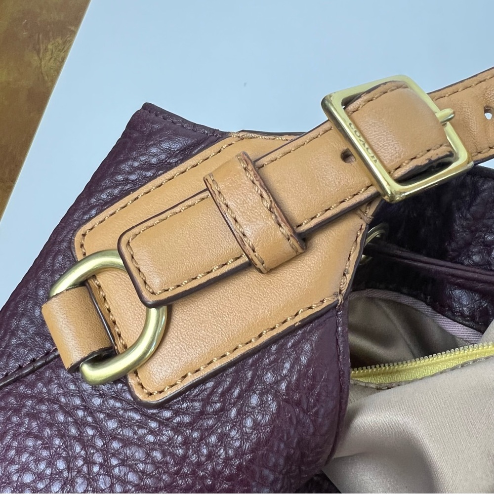 Coach Legacy Drawstring Shoulder Bag Razor Purple - Picture 11 of 15